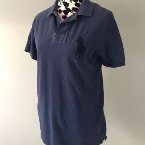 Ralph Lauren large POLO HORSE jockey polo shirt
